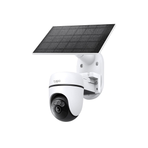 Tapo C610 KIT 2K 360° solární bezpečnostní kamera venkovní (baterie 6700 mAh, barevné noční vidění, WLAN 2,4 GHz, rozpoznání AI, alarm světla a zvuk, lokální ukládání přes kartu microSD nebo H500