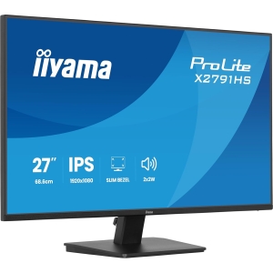 iiyama Prolite X2791HS-B1 68,6cm 27" IPS LED-Monitor Full-HD 120Hz HDMI DP Slim-Line Adaptive Sync